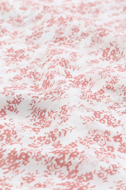 Floral Surplice Balloon Sleeve Layered Dress - Online Shop AU.com - Trendsi