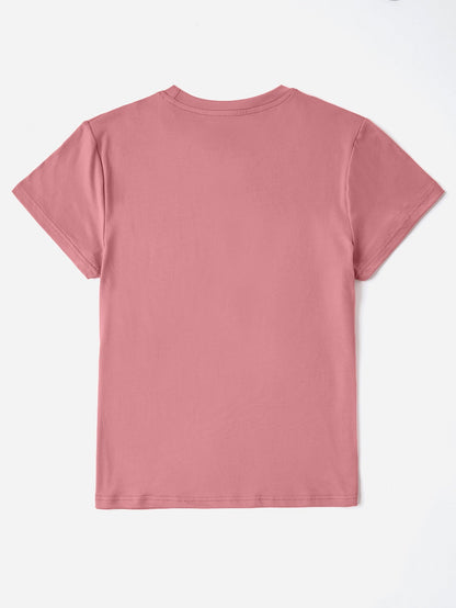 Graphic Round Neck Short Sleeve T-Shirt - Online Shop AU.com - OnlineShopAU.com