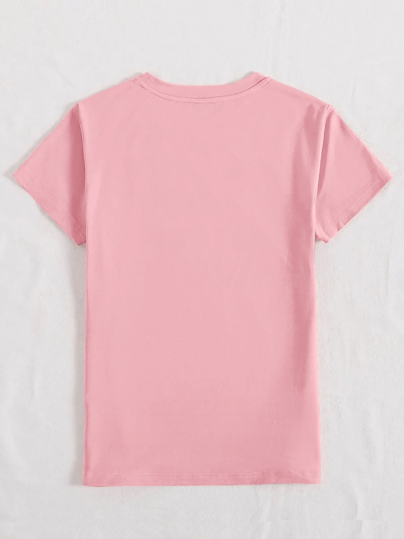 Graphic Round Neck Short Sleeve T-Shirt - Online Shop AU.com - OnlineShopAU.com