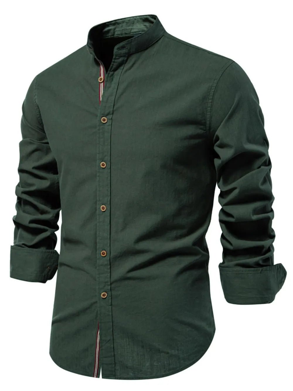 Men's Full Size Button Down Embroidered Shirt Plus Size - Online Shop AU.com - Trendsi