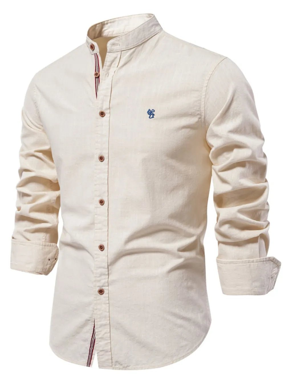 Men's Full Size Button Down Embroidered Shirt Plus Size - Online Shop AU.com - Trendsi