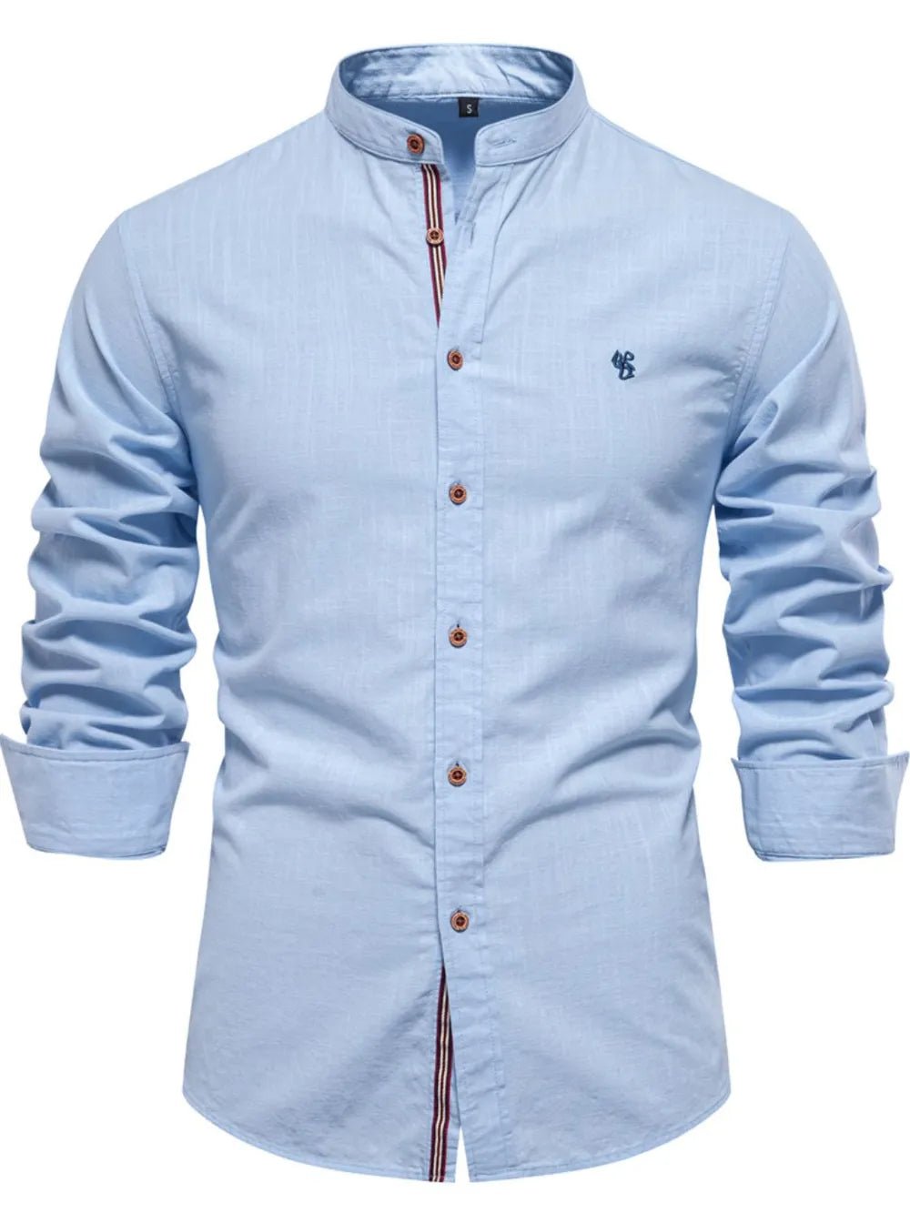 Men's Full Size Button Down Embroidered Shirt Plus Size - Online Shop AU.com - Trendsi