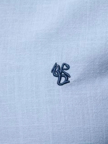 Men's Full Size Button Down Embroidered Shirt Plus Size - Online Shop AU.com - Trendsi