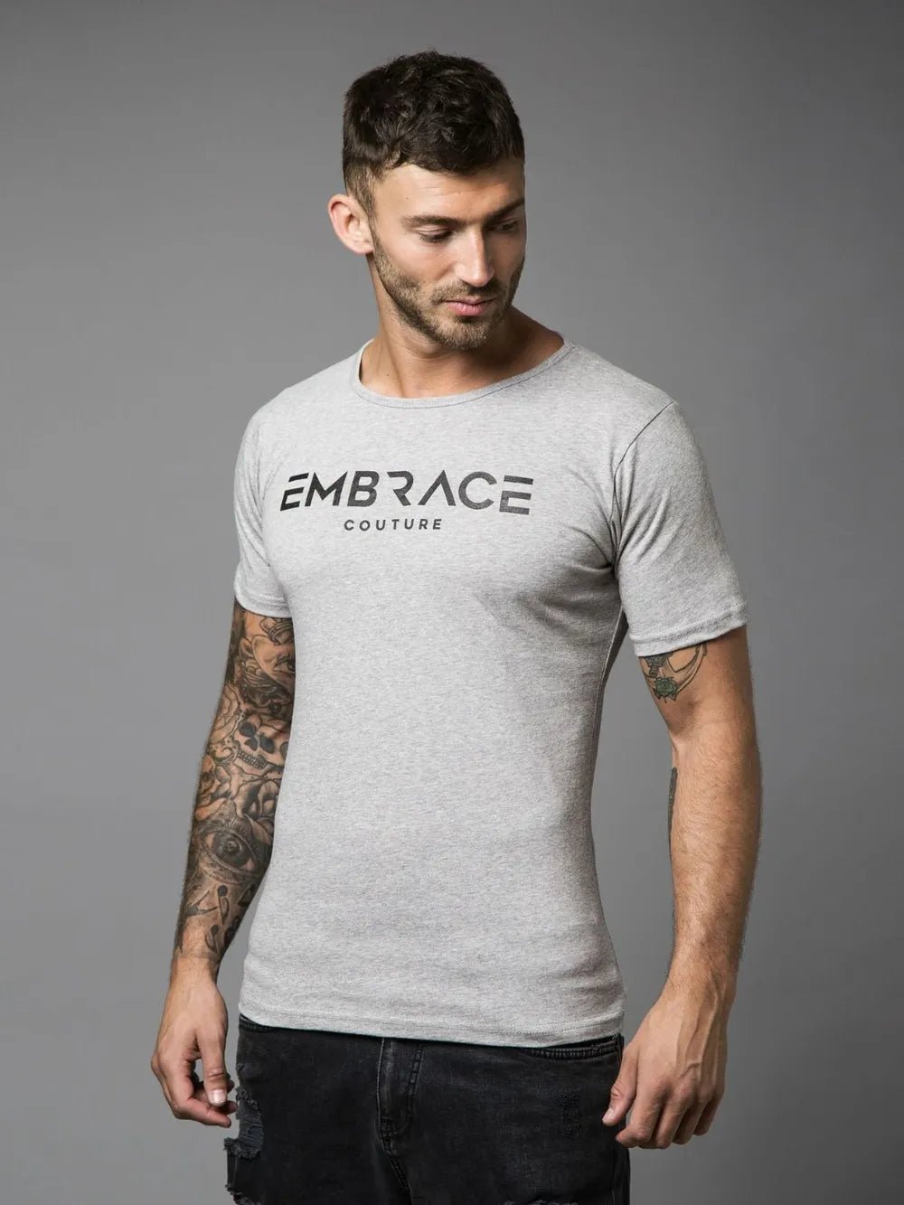 Men's Letter Graphic Round Neck Short Sleeve T-Shirt - Online Shop AU.com - Trendsi