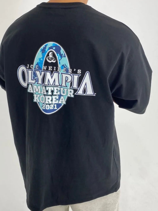 Men's Plus Size Graphic Round Neck Half Sleeve T-Shirt - Online Shop AU.com - Trendsi
