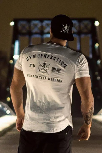 Men's Plus Size Graphic Round Neck Short Sleeve T-Shirt - Online Shop AU.com - Trendsi