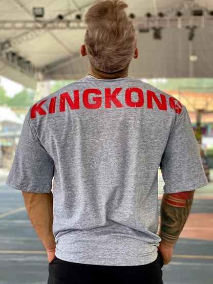 Men's Plus Size KING KONG Round Neck T-Shirt - Online Shop AU.com - Trendsi