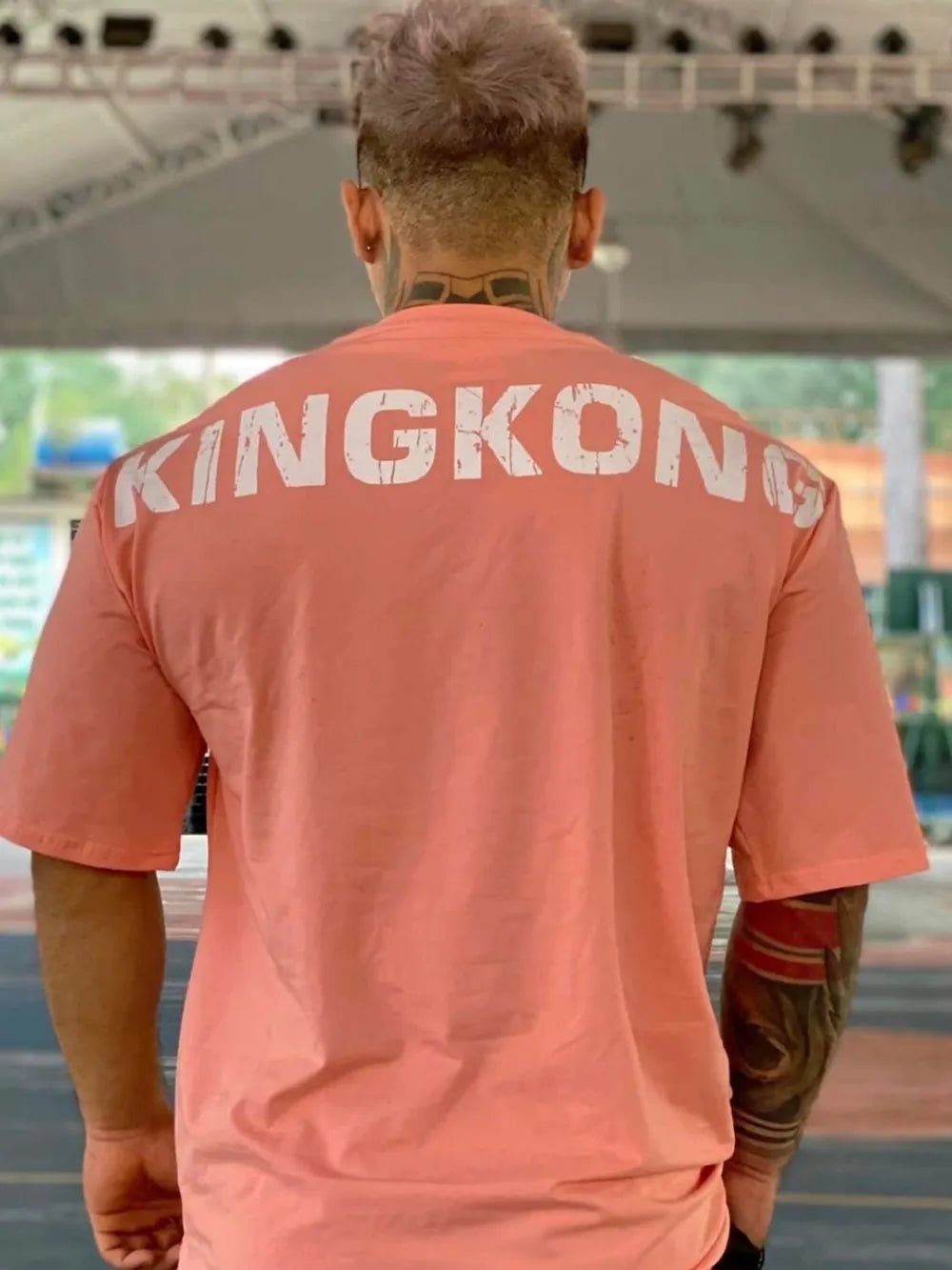Men's Plus Size KING KONG Round Neck T-Shirt - Online Shop AU.com - Trendsi