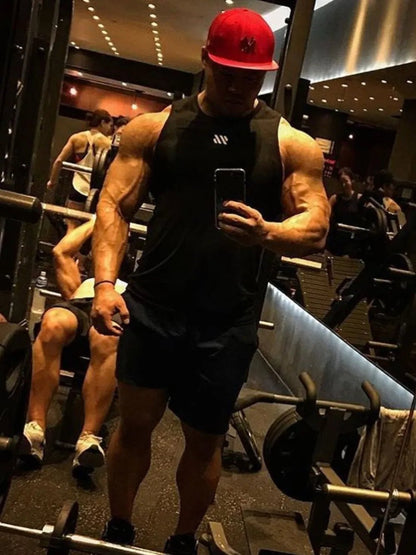 Men's Plus Size Round Neck Breathable Tank - Online Shop AU.com - Trendsi