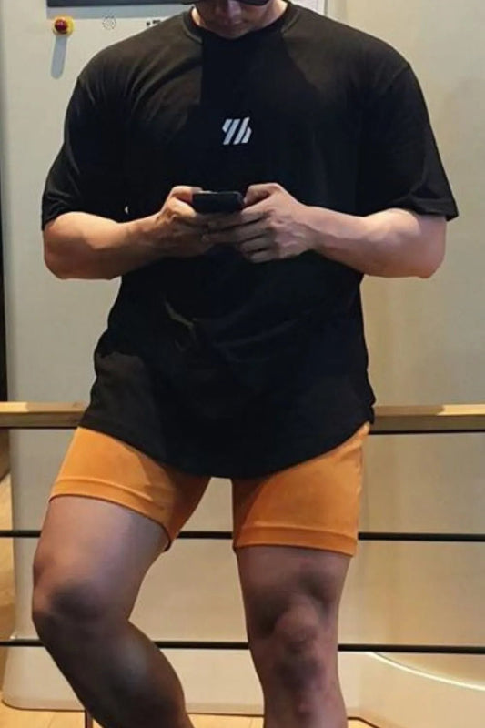Men's Plus Size Round Neck Half Sleeve T-Shirt - Online Shop AU.com - Trendsi
