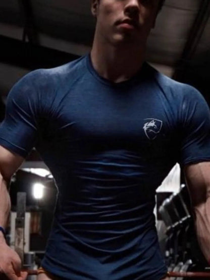 Men's Plus Size Round Neck Short Sleeve T-Shirt - Online Shop AU.com - Trendsi