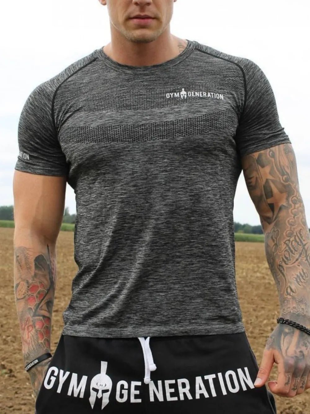 Men's Plus Size Round Neck Short Sleeve T-Shirt - Online Shop AU.com - Trendsi