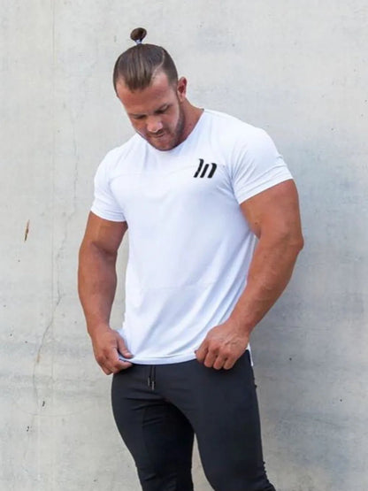 Men's Plus Size Round Neck Short Sleeve T-Shirt - Online Shop AU.com - Trendsi