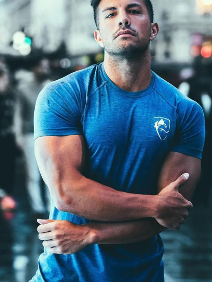Men's Plus Size Round Neck Short Sleeve T-Shirt - Online Shop AU.com - Trendsi