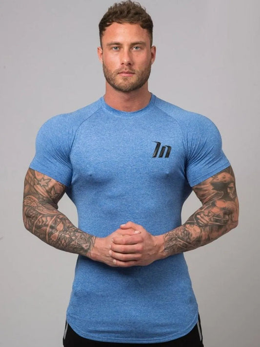 Men's Plus Size Round Neck Short Sleeve T-Shirt - Online Shop AU.com - Trendsi