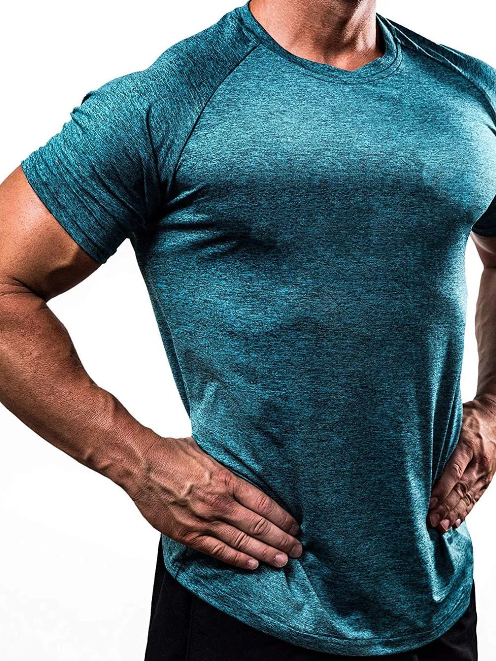 Men's Plus Size Round Neck Short Sleeve T-Shirt - Online Shop AU.com - Trendsi