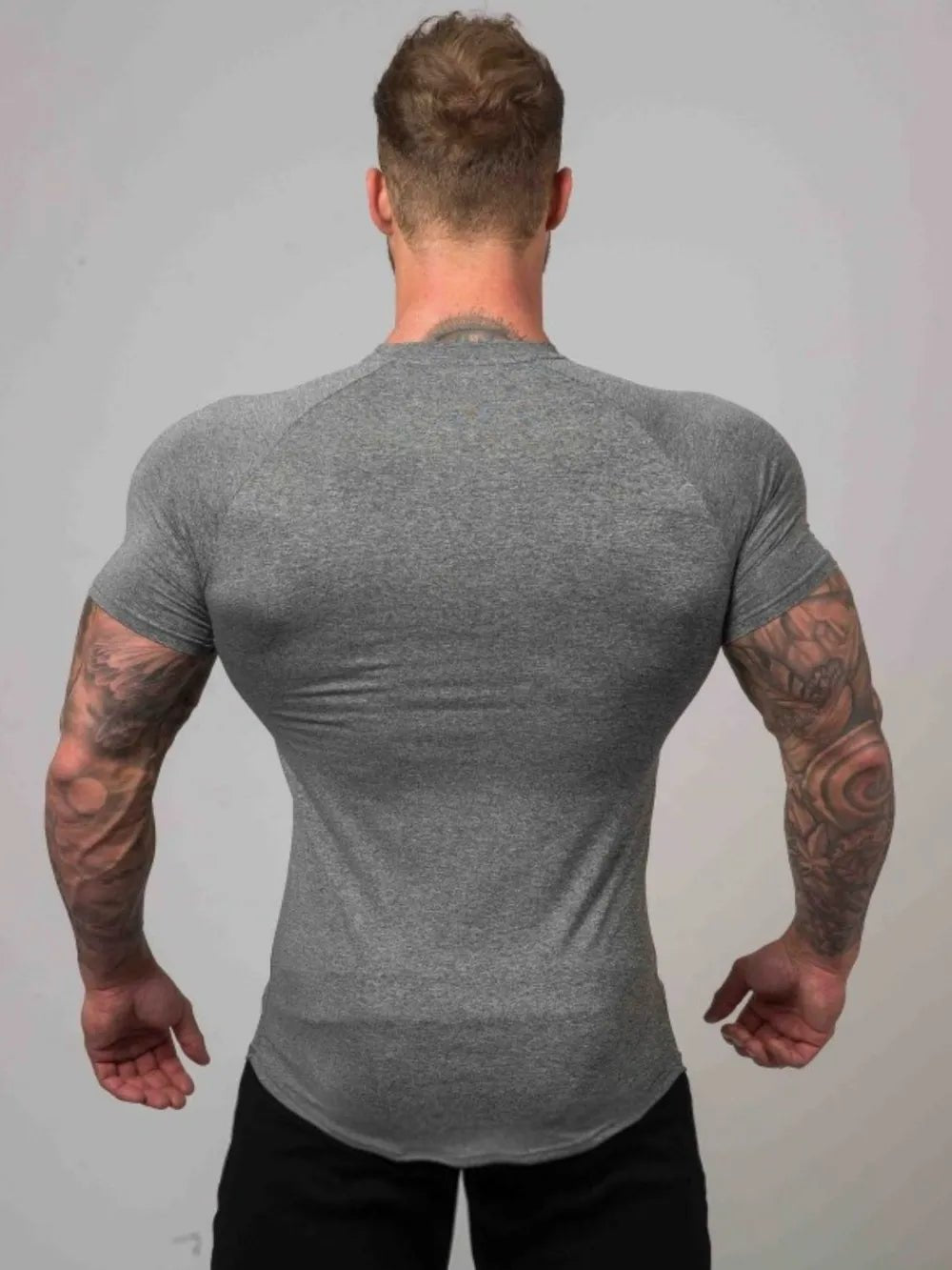 Men's Plus Size Round Neck Short Sleeve T-Shirt - Online Shop AU.com - Trendsi