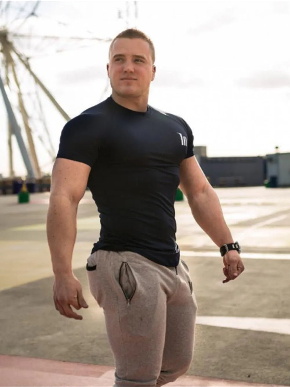 Men's Plus Size Round Neck Short Sleeve T-Shirt - Online Shop AU.com - Trendsi