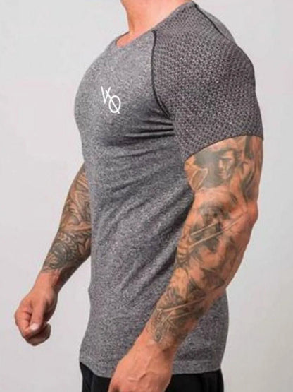 Men's Round Neck Short Sleeve T-Shirt - Online Shop AU.com - Trendsi