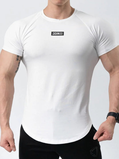 Men's Round Neck Short Sleeve T-Shirt - Online Shop AU.com - Trendsi