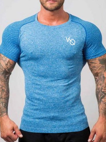 Men's Round Neck Short Sleeve T-Shirt - Online Shop AU.com - Trendsi