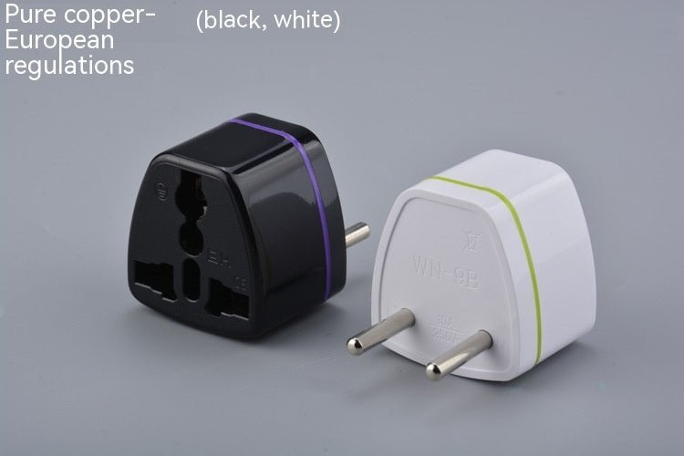 Pure Copper Global Travel British Standard European Standard Adapter American Standard To Australian Standard To German Standard Conversion Plug - Online Shop AU.com - Online Shop AU.com