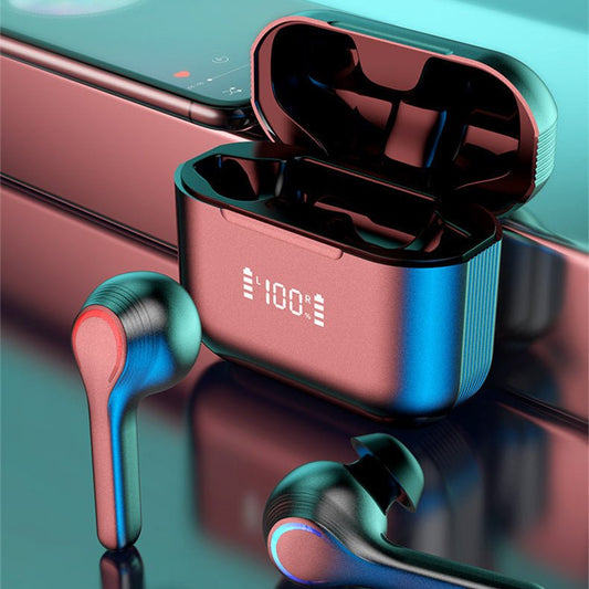 Touch Control Bluetooth Mini Earphones for Sports Music Stereo Digital Display in - ear Wireless Earbuds - Online Shop AU.com - OnlineShopAU.com
